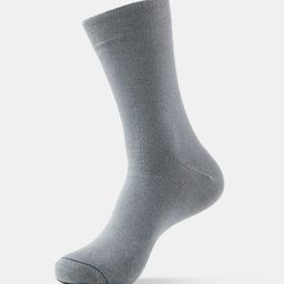 Jockey Men Grey Solid Calf Length Socks-20