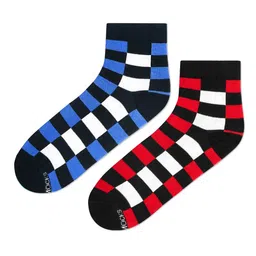 Dynamocks Unisex Pack Of 2 Patterned Ankle-Length Socks image 4