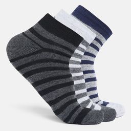 CRUSSET Men Pack Of 3 Assorted Ankle-Length Socks-17