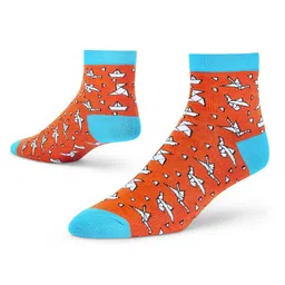 Dynamocks Unisex Pack Of 2 Printed Ankle length Socks image 5