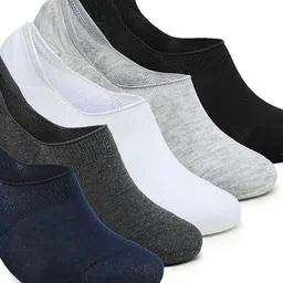 BAESD Men Pack Of 5 Patterned Shoe Liners image 2