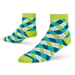 Dynamocks Unisex Pack Of 4 Checked Ankle-Length Socks image 5