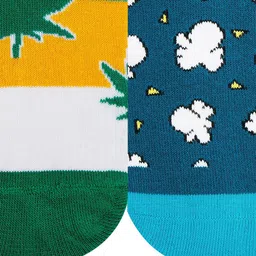 Dynamocks Unisex Pack Of 2 Patterned Ankle-Length Socks image 3