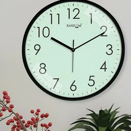 RANDOM Green & Black Traditional Wall Clock image 5