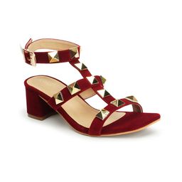 ICONICS Embellished Strappy Block Heels image 5
