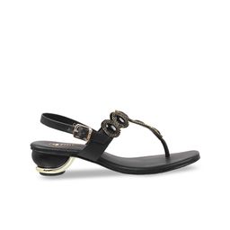 Metro Embellished Open Toe Block Heels image 2