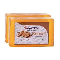 Deyomkar Set of 2 Natural Herbal Glycerin & SandalWood Soap-3