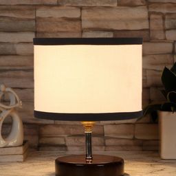 Devansh White & Black Solid Table Lamps-22