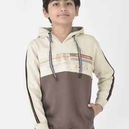 Crimsoune Club Boys Cotton Colourblocked Hooded Sweatshirt-image-99