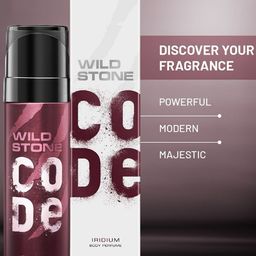 Wild stone Men Set of Code Iridium & Chrome Long Lasting Body Deodorant - 150 ml each image 2