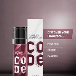 Wild stone Men Set of Code Platinum & Iridium Long Lasting Body Deodorant - 150 ml each image 2
