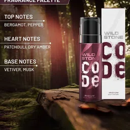 Wild stone Men Set of Code Iridium & Chrome Long Lasting Body Deodorant - 150 ml each image 3