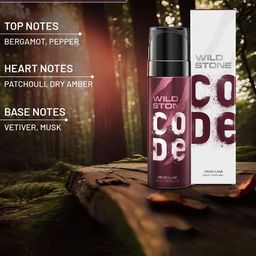 Wild stone Men Set of 3 Code Long Lasting Body Deodorant 150 ml each - Gold+Copper+Iridium image 3