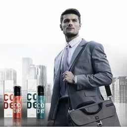 Wild stone Men Set of Code Steel & Copper No Gas Body Perfume Deodorants - 150 ml each image 4