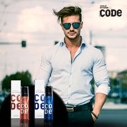 Wild stone Men Set of Code Copper & Titanium Body Perfume Deodorants - 150 ml Each image 4