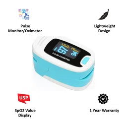 CONTEC Pulse Oximeter (Low Power Consumption, CMS50N1, Blue) image 5