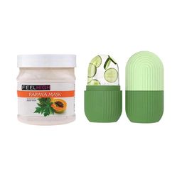 FEELHIGH Ice Roller With Papaya Mask-10ml+500ml-39