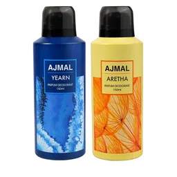 Ajmal Set of 2 Aretha & Yearn Long Lasting Perfume Deodorant - 150 ml each-45