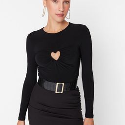 Trendyol Self-Design Cut-Out Bodysuit-3