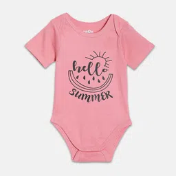 Broon Infant Girls Printed Cotton Bodysuit-picture-3