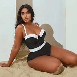 FIESTA RESORTWEAR Colourblocked Shoulder Straps Bodysuit-image-9