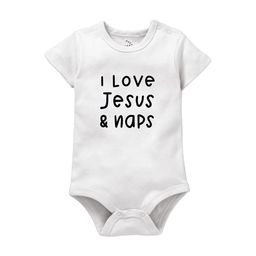 Zeezeezoo Infants Jesus Naps Printed Pure Cotton Bodysuit-48