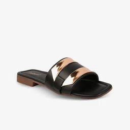 AXIUM Women Embellished Open Toe Flats-7