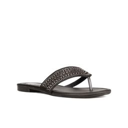 Bata Embellished Open Toe Flats-53