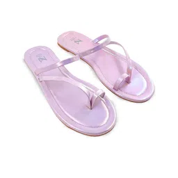THE MADRAS TRUNK Women One Toe Flats-image-6