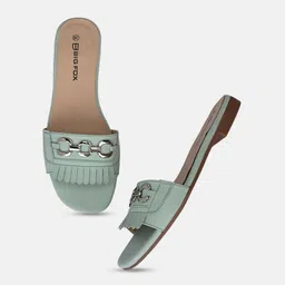 Big Fox Women Embellished Open Toe Flats-image-85