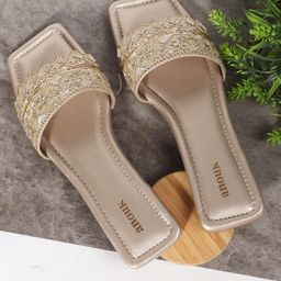 Anouk Women Colourblocked Open Toe Flats-33