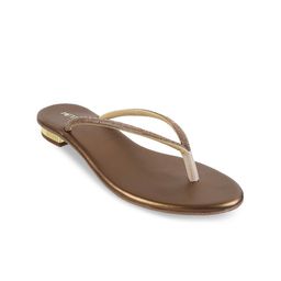Metro Embellished Open Toe Flats-18