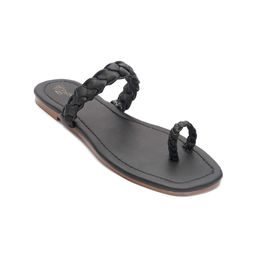 Padvesh Women Black One Toe Flats-image-71