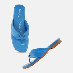 Lavie No Back Strap Open Toe Flats-8