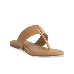 ERIDANI Open Toe T-Strap Flats image 1