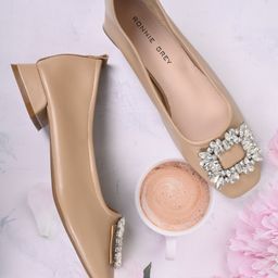 Ronnie Grey Women Open Toe Flats-57