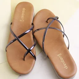DressBerry Women Open Toe Flats-26