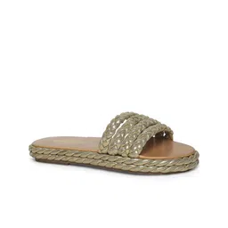 Tao Paris WANDERLUST By Seema K Sajdeh Women Textured Open Toe Flats-9
