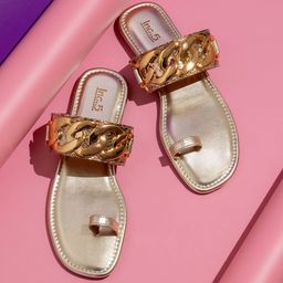 Inc 5 Embellished One Toe Flats-33