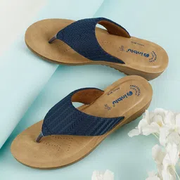 Inblu Textured Lightweight & Anti Skid Open Toe Flats-29