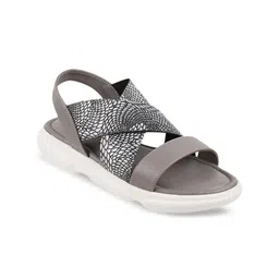 Catwalk Women Textured Open Toe Flats With Backstrap-18