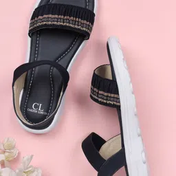Carlton London sports Women Navy Blue Printed Flats-image-28