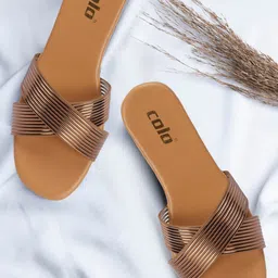 Colo Women Printed Open Toe Flats-image-64