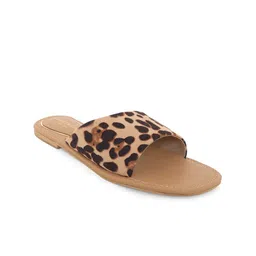 Kenneth Cole Printed Open Toe Flats-67