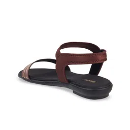WALKWAY by Metro Striped Open Toe Flats With Backstrap image 2