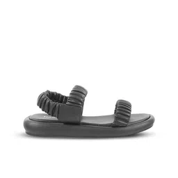 Mochi Textured Open Toe Flats image 4