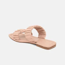 ALL TABS OPEN Textured Open Toe Flats image 5
