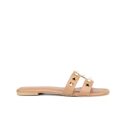 Inc 5 Embellished Open Toe Flats image 5