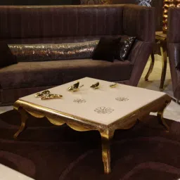 EL-Classico Coffee table in Gold Colour-image-8