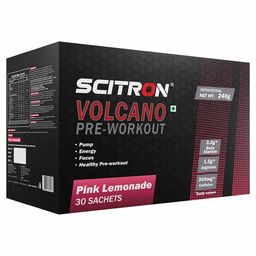 Scitron Volcano Pre-Workout,  30 sachets/pack  Pink Lemonade -15